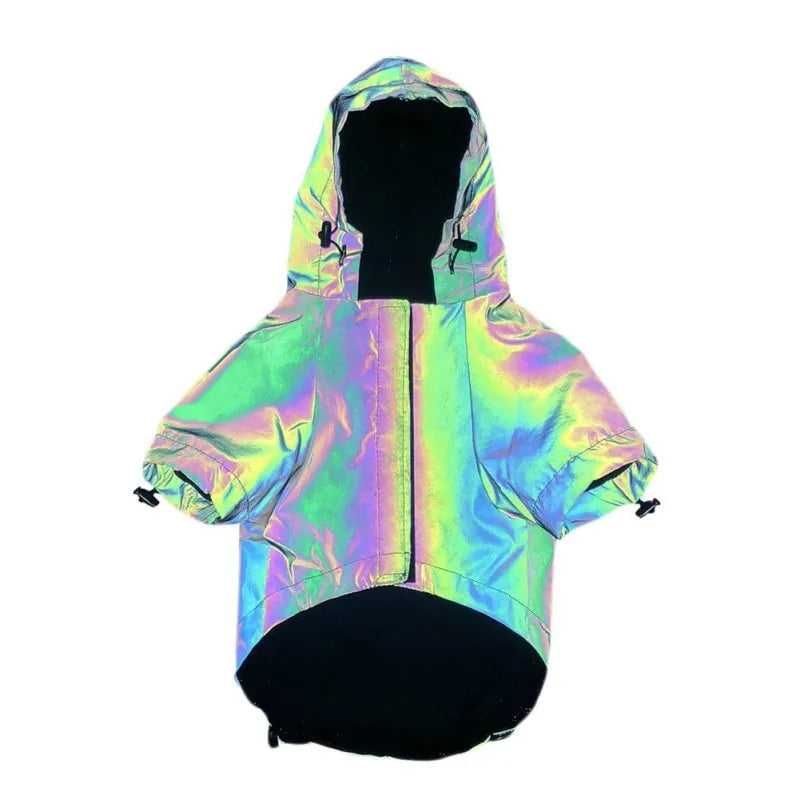 Reflective Multi Color Dog Hoodie Small to 5XL