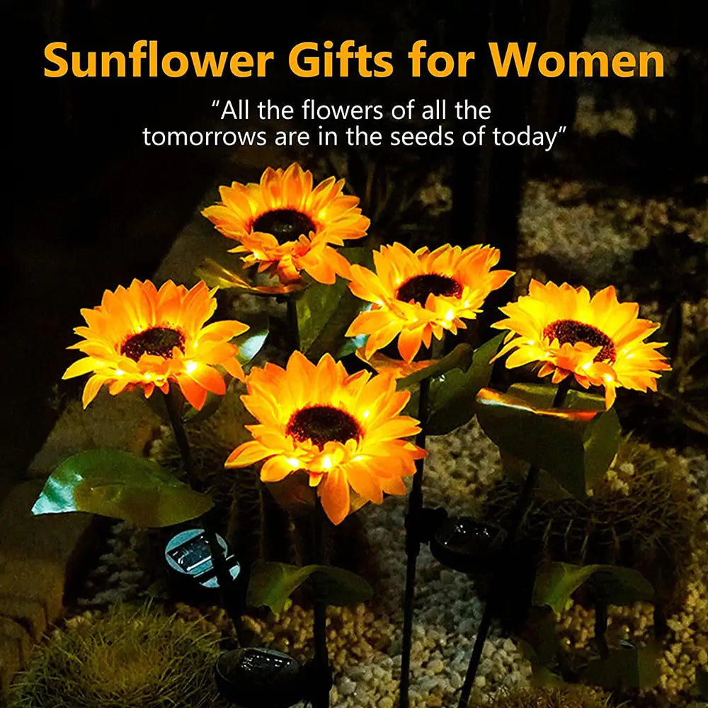 Sunflower Solar Light