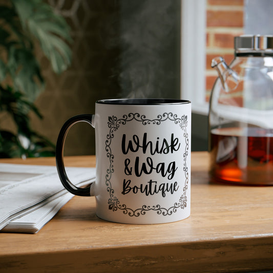 Whisk & Wag Branded Two-Tone 11oz Mug