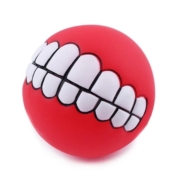 Silicone Teeth Ball Chew Toy for Large Dogs