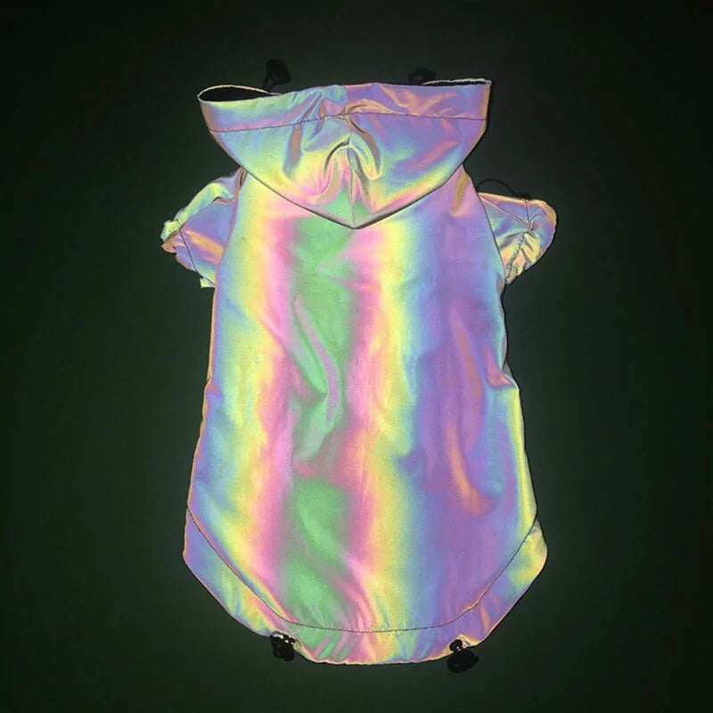 Reflective Multi Color Dog Hoodie Small to 5XL