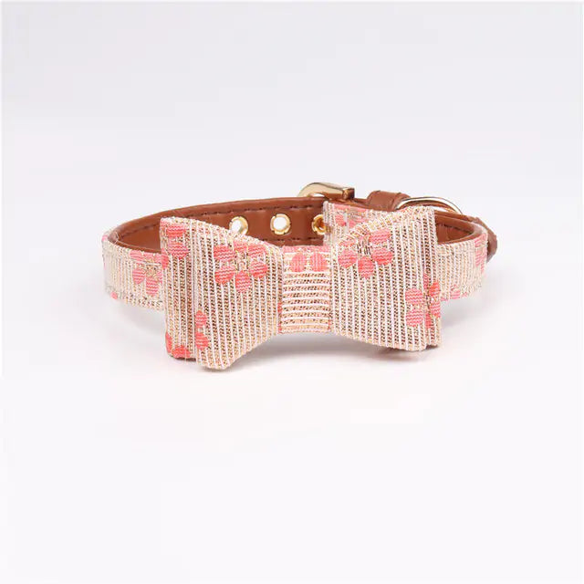 Pastel Bow Pets Collars