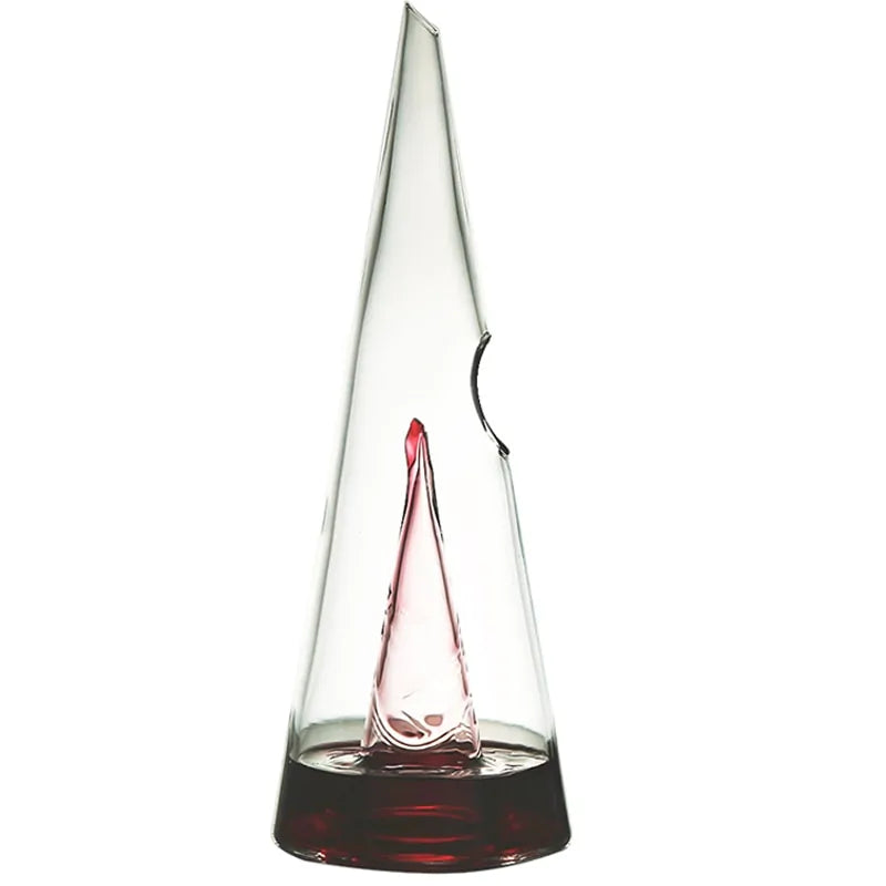 Conical Glass Wine Decanter