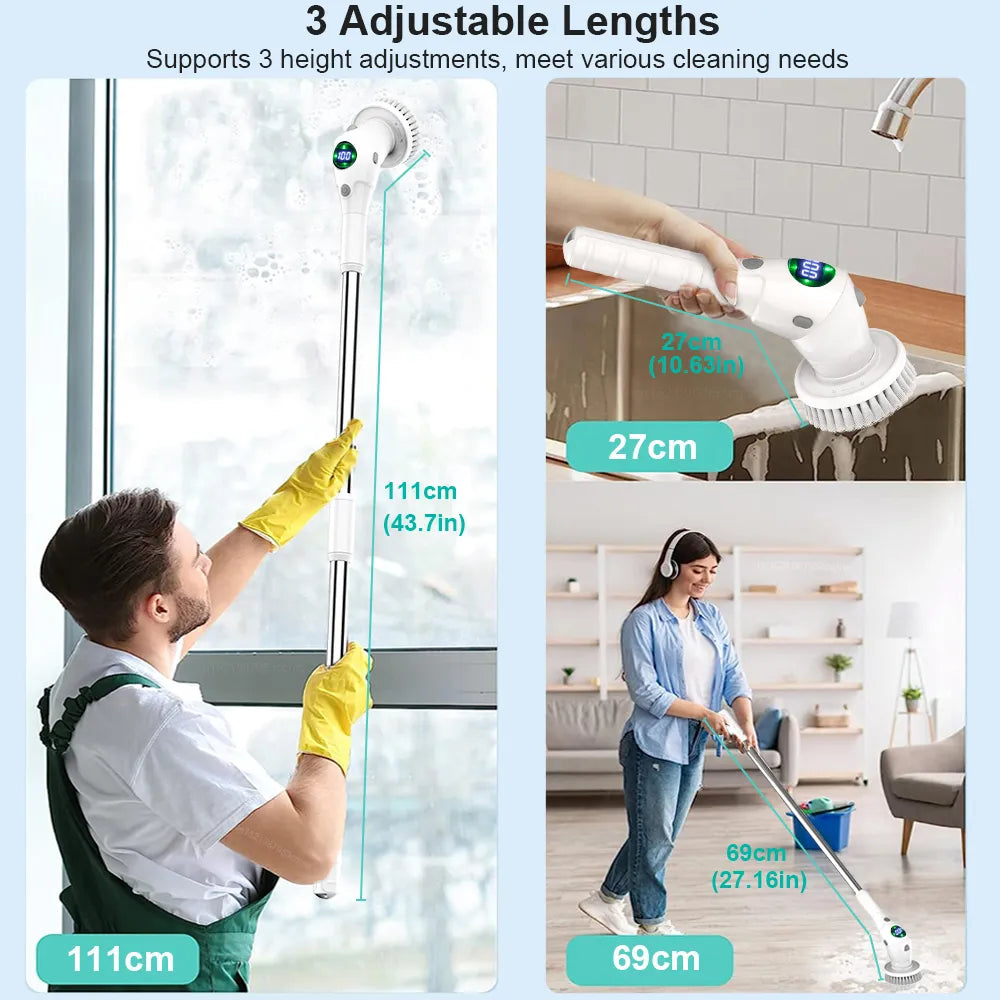 8-in-1 Electric Cleaning Brush