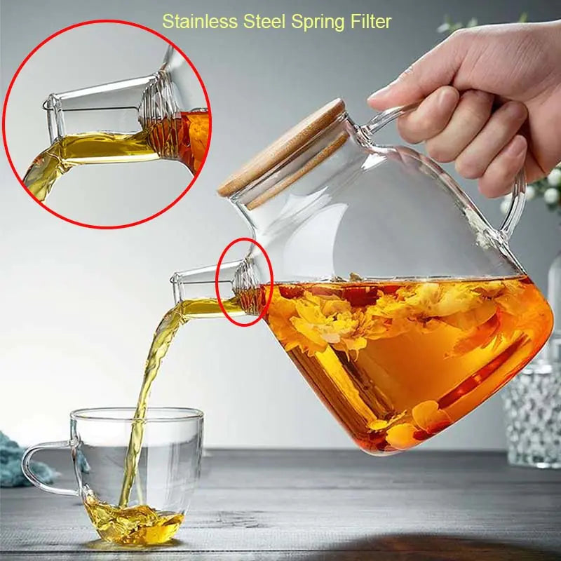 Heat Resistant Glass Teapot