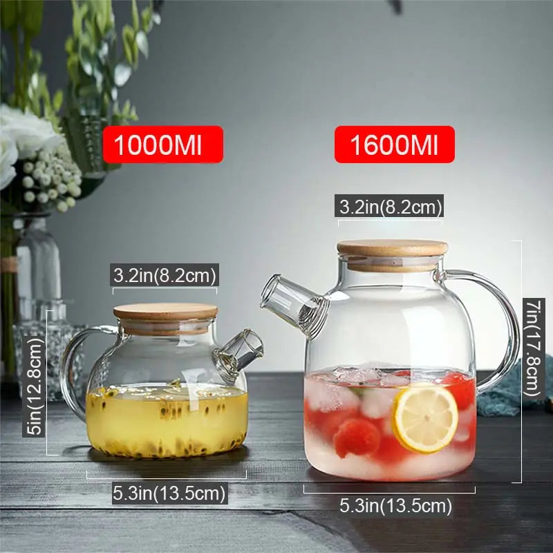 Heat Resistant Glass Teapot