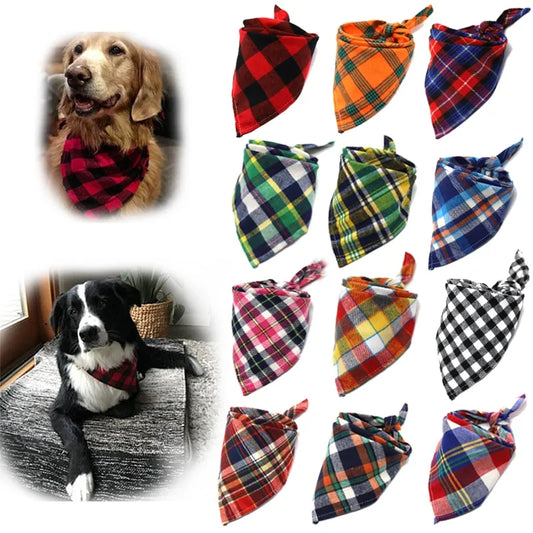 Plaid Pet Bandana