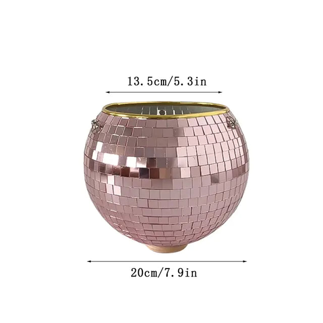 Disco Ball Houseplant Pot