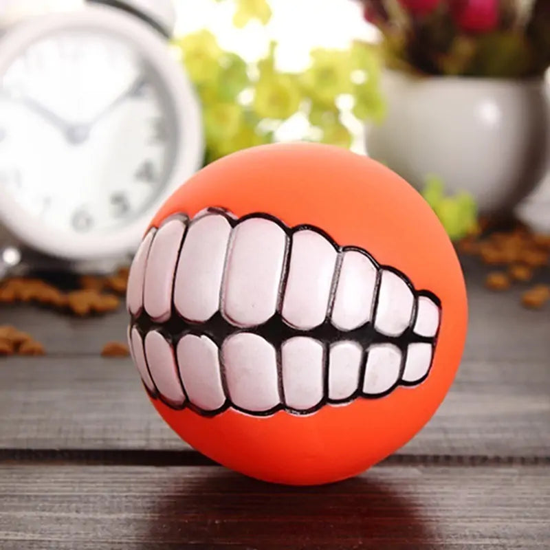 Silicone Teeth Ball Chew Toy for Large Dogs