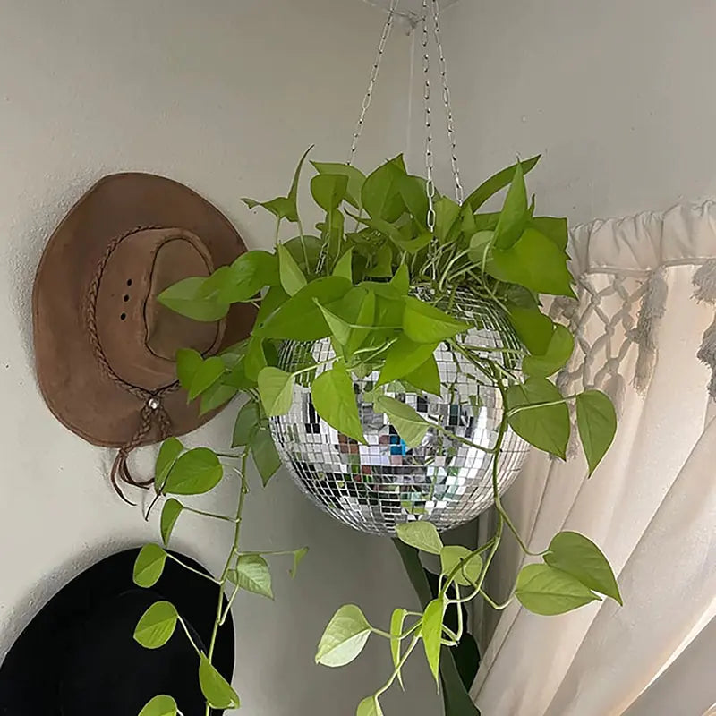 Disco Ball Houseplant Pot