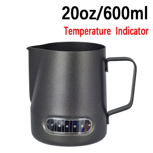 Milk Frothing Jug with Temperature Sensor