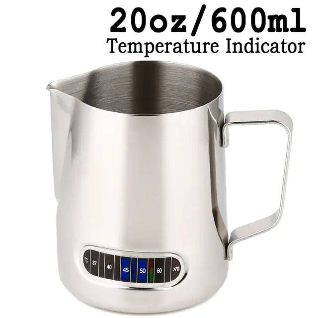 Milk Frothing Jug with Temperature Sensor