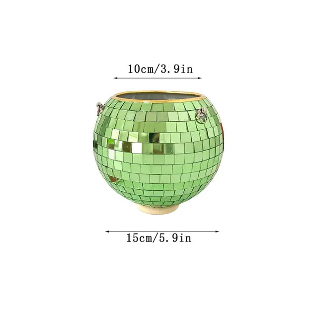 Disco Ball Houseplant Pot