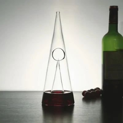 Conical Glass Wine Decanter