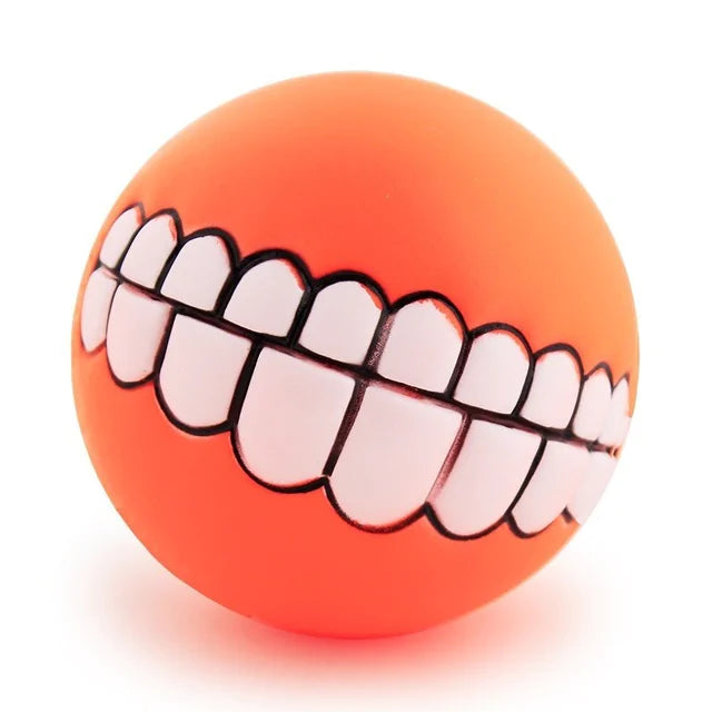 Silicone Teeth Ball Chew Toy for Large Dogs