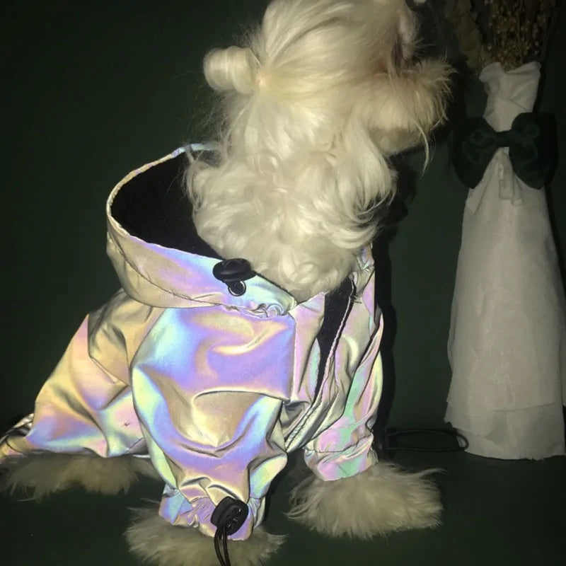 Reflective Multi Color Dog Hoodie Small to 5XL