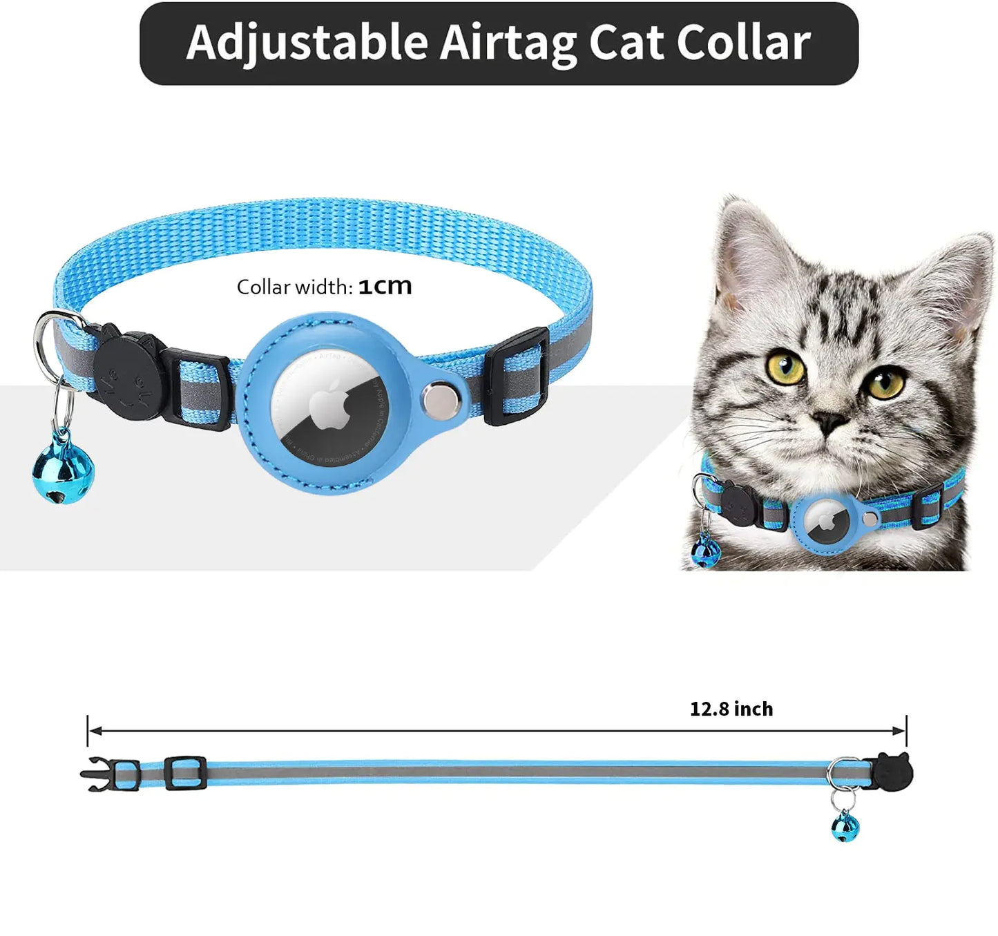 Air Tag Compatible Cat Collar