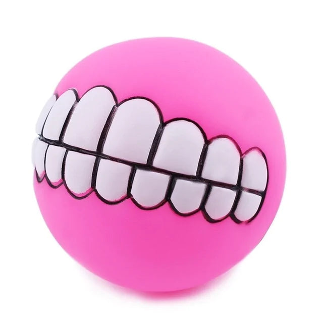 Silicone Teeth Ball Chew Toy for Large Dogs