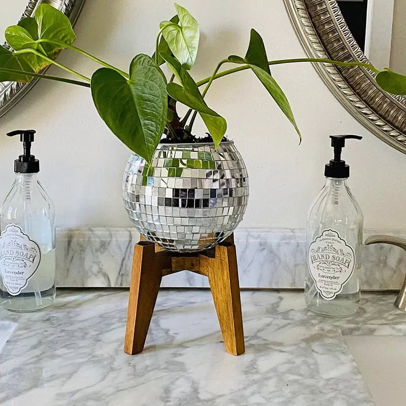 Disco Ball Houseplant Pot