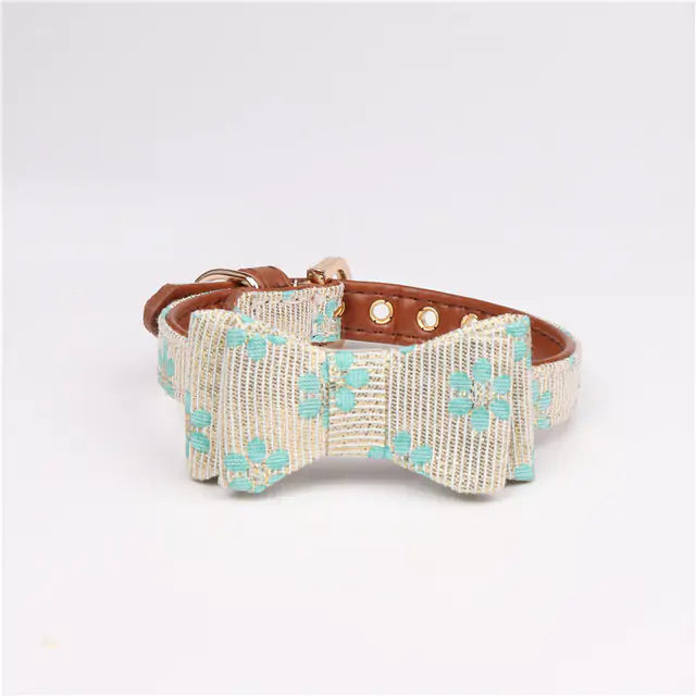 Pastel Bow Pets Collars