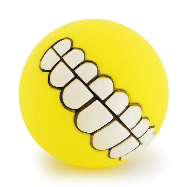 Silicone Teeth Ball Chew Toy for Large Dogs